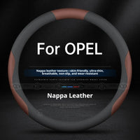 Couvre Volant Opel Corsa, Astra, Mokka, Grandland, Frontera, Insignia, Zafira 2026 en Cuir Nappa Perforé, Rond ou en D