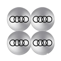 Cache-Moyeux Audi A3 A4 S line 56mm 60mm 63mm 68mm — détail du support