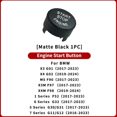 Bouton de Démarrage Sans Clé BMW X3 G01 G30 G11