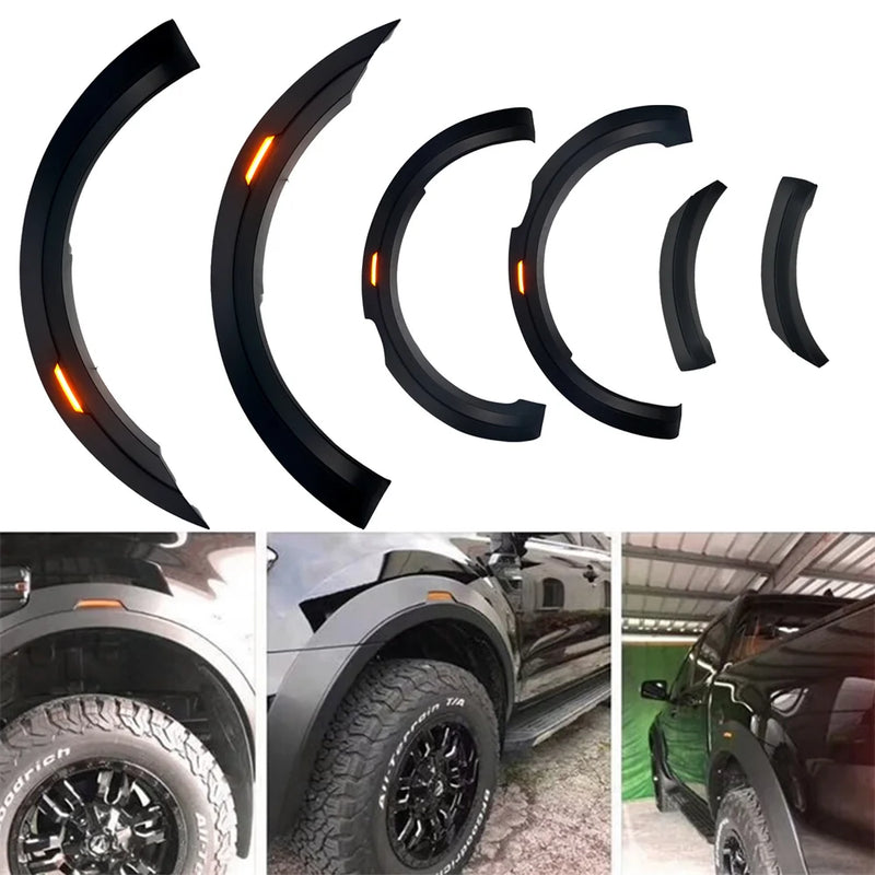Élargisseurs d'Ailes Ford Ranger T7 T8 2015-2021 LED Jeu de 6 Pièces