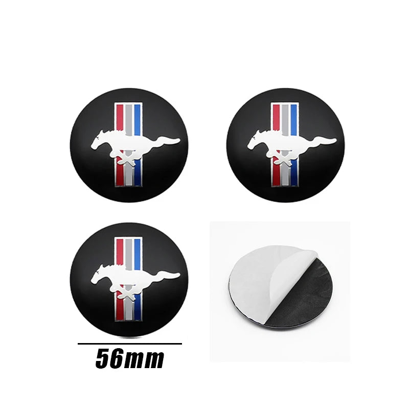 Cache-Moyeux Ford Focus Mondeo Ranger Ecosport 54mm 56mm 60mm — vue de profil