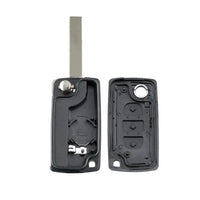 Coque de Clé Peugeot Citroën Pliante à Rabat 2 3 ou 4 Touches 207 307 308 407 607 807 C2 C3 C4 C5 C6