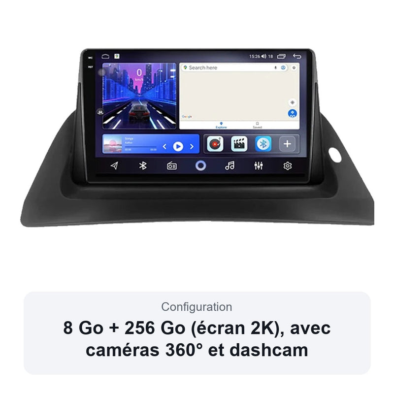 Autoradio CarPlay Renault Kangoo 2008-2018 Android Écran Tactile