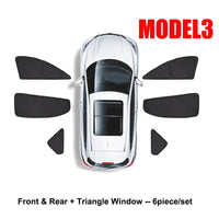 Pare-Soleil Tesla Model 3 Highland Toit Ouvrant, Pare-Brise et Vitres Latérales