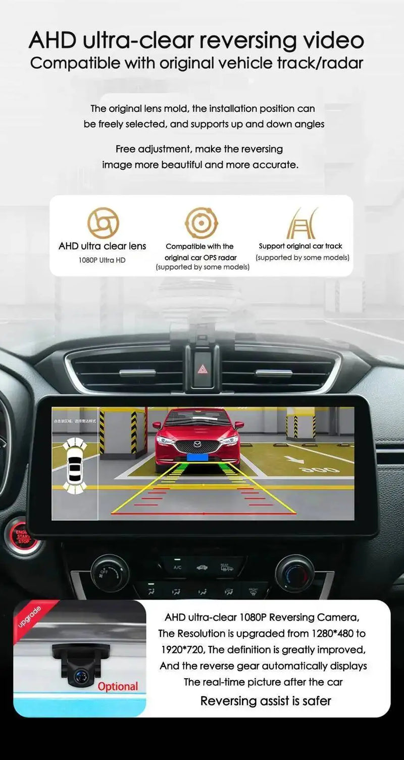 Autoradio Android Écran 12,3 Pouces Toyota RAV4 2018-2025 CarPlay Sans Fil Android Auto 4G