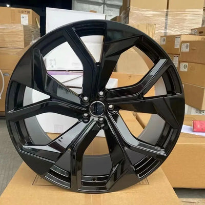 Jante Alliage 22 Pouces Audi Q8 A8 A6 Noir Brillant