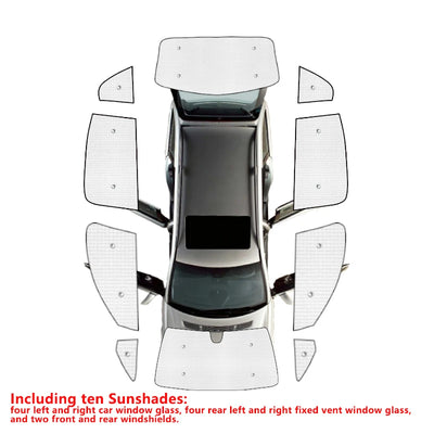 Pare-Soleil Anti-UV Nissan X-Trail T32 Rogue 2014-2020