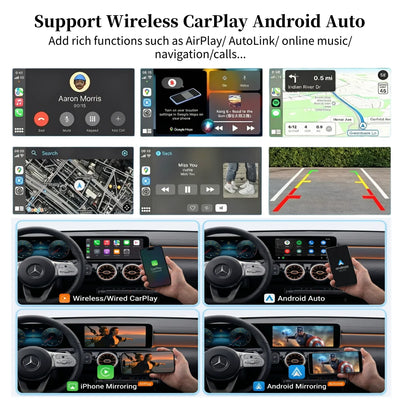 Autoradio CarPlay Sans Fil Mercedes MBUX NTG6.0