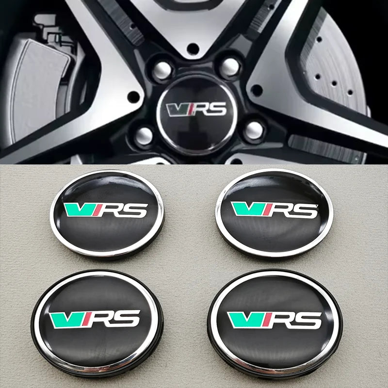 Cache-Moyeux Skoda Octavia Fabia Kodiaq VRS 56mm 60mm — vue d'ensemble