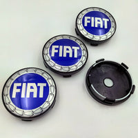 Cache-Moyeux Fiat 60mm Emblème Argent et Noir — détail du support
