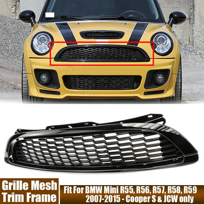 Calandre Nid d'Abeille et Bandes Mini Cooper R55 R59