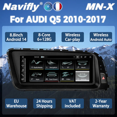 Autoradio Navifly CarPlay Audi Q5 8R 2009-2017
