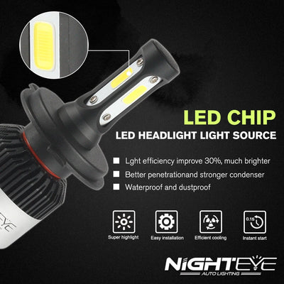 Ampoules LED BMW H7 H4 H11 72W Canbus 6500K