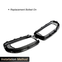 Cadre de Calandre en Carbone Préimprégné BMW Série 2 G42 Coupé M240i 2021-2024 Noir Brillant