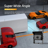 Caméra de Recul Sans Fil Podofo avec Écran 7 Pouces IPS, 1080P, Vision Nocturne et Étanche IP68 pour Camping-Car et Camion