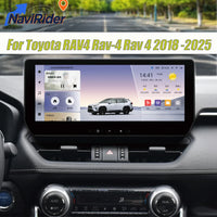 Autoradio Android Écran 12,3 Pouces Toyota RAV4 2018-2025 CarPlay Sans Fil Android Auto 4G