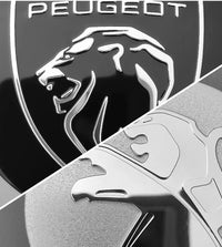 Cache-Moyeux Peugeot 60 mm Lion 2021 ou Classique Lot de 4