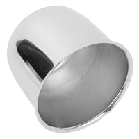 Cache-Moyeux Acier Chromé 108 mm Camion Remorque Camping-Car Lot de 4