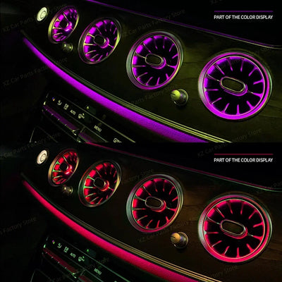 Aérateurs Turbine LED Ambiance Mercedes Classe E W213