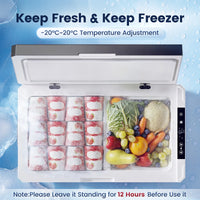 Réfrigérateur de Voiture Hcalory Série D Double Zone Frigo Congélateur à Compresseur 30 40 50 L