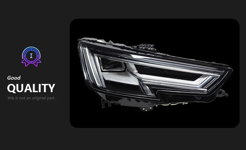Phares LED Audi A4 B9 2017-2020 A4L Paire Avant Feux de Jour Clignotants