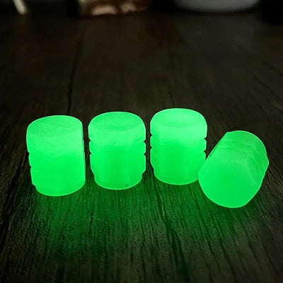 Bouchons de Valve Universels Lumineux Fluorescents 20 Pièces
