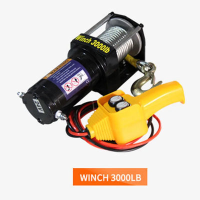 Treuil Électrique 3000 lbs Câble 8 m 12V 24V