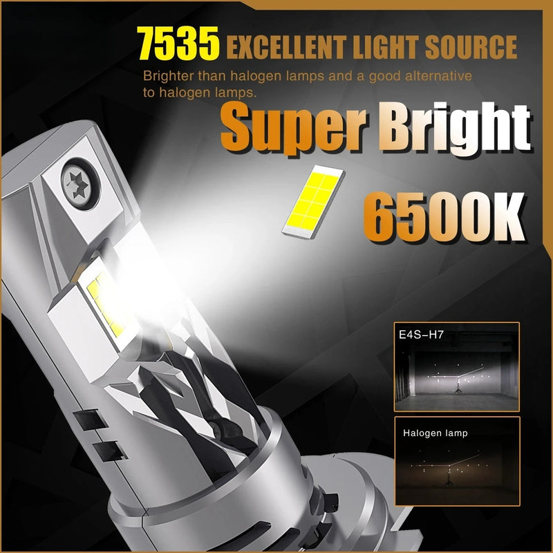Ampoules LED H7 H18 Canbus 6500K Voiture
