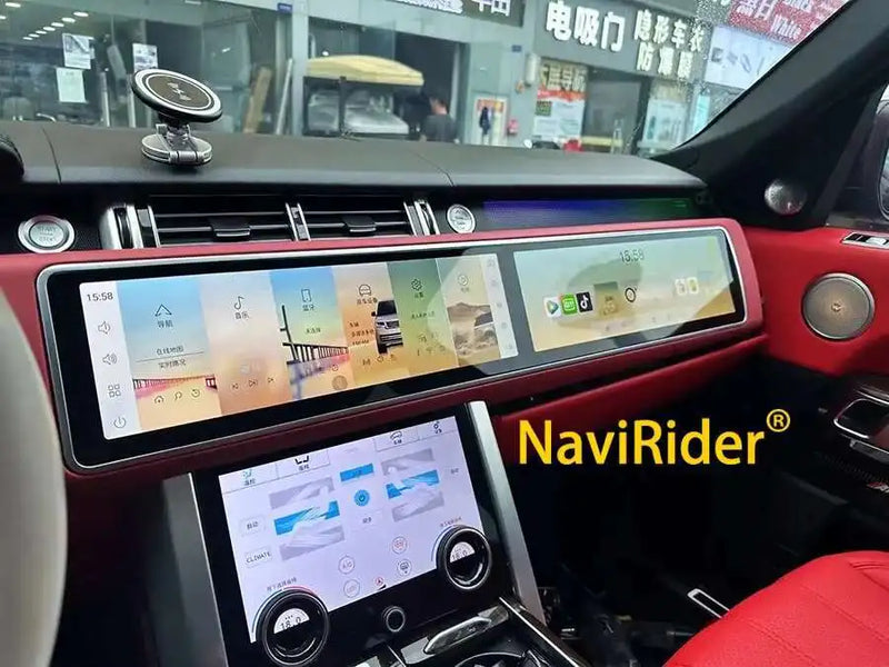 Autoradio Android Double Écran 12,3 ou 15,5 Pouces Range Rover Sport L494 2013-2017 CarPlay GPS