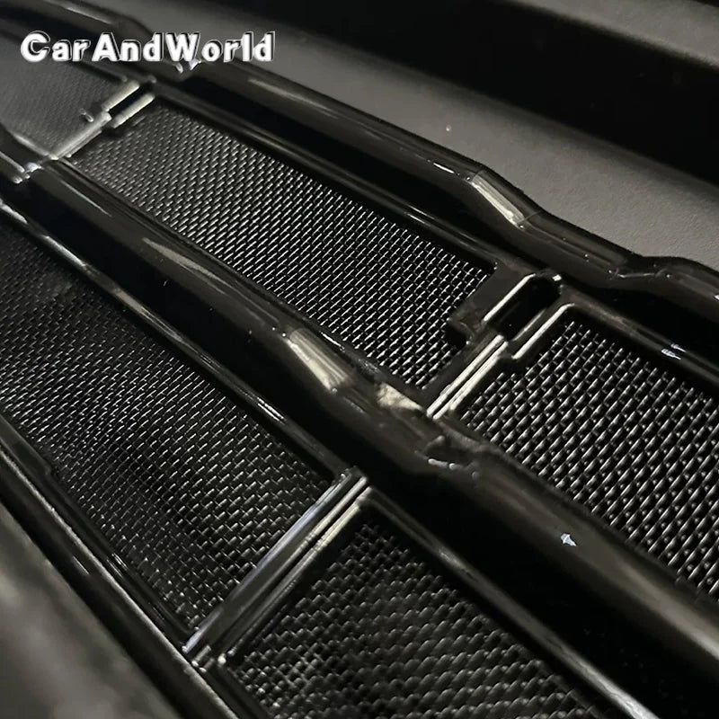 Calandre BYD Atto 3 Evo 2026-2027 Grille Centrale Inférieure Anti-Insectes en Maille, ABS et Inox