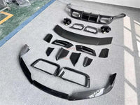 Kit Carrosserie Carbone Sec Porsche 911 992 Turbo S : Splitter, Prise d'Air de Pare-Chocs, Jupes, Diffuseur, Aileron