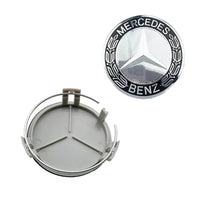 Cache-Moyeux Mercedes AMG W204 W212 W176 75mm — vue de face