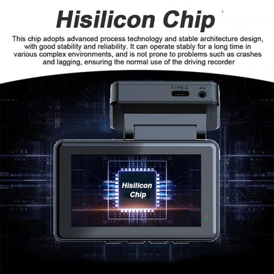 Dashcam E-ACE B46P 4K Double Objectif GPS WiFi