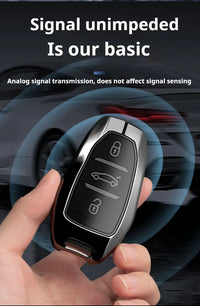 Coque de Clé Peugeot Dégradé Alliage de Zinc Clé Fixe ou Repliable