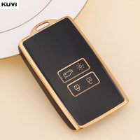 Étui de Protection Clé Renault TPU Koleos Kadjar Clio Captur Mégane Talisman Espace Zoé Scénic 4 Arkana Sandero