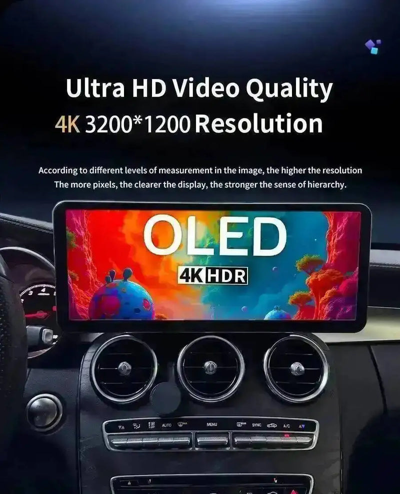 Autoradio Android 14 Mercedes-Benz GLC X253, C et Classe V W447 2015-2021 Écran 14,6 pouces CarPlay 4K
