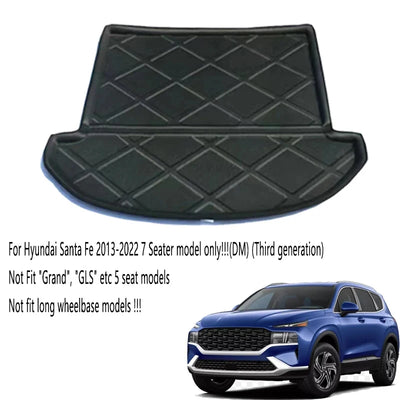 Tapis de Coffre Hyundai Santa Fe 2013-2022 7 Places