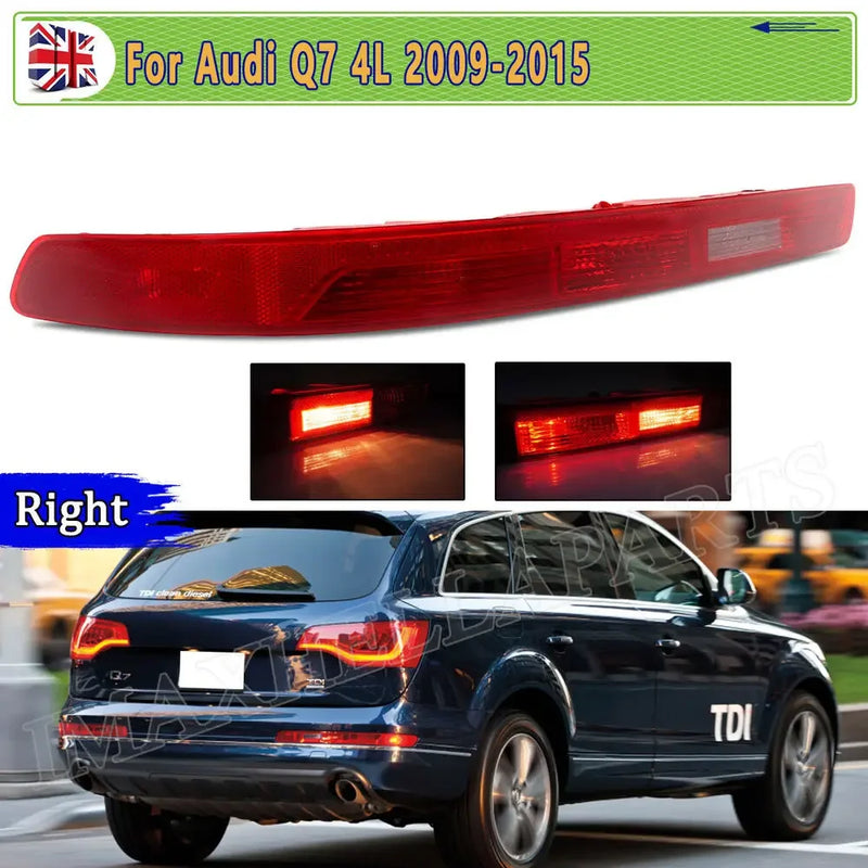 Réflecteur Pare-Choc Arrière Audi Q7 2009-2015 Feu Stop