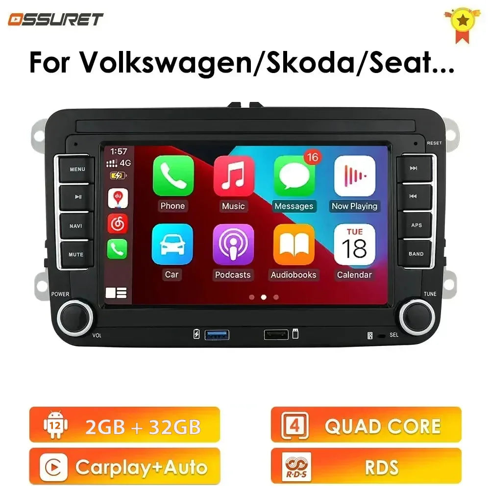 Autoradio Android Volkswagen Golf Polo Passat