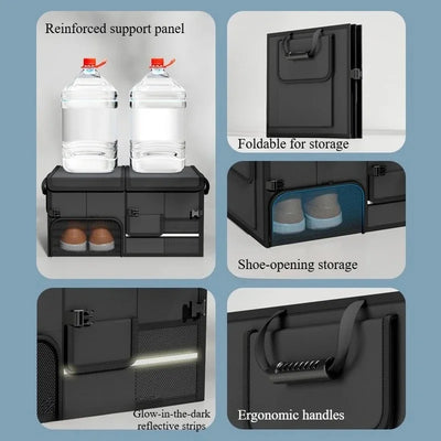 Organisateur de Coffre Voiture Pliable 60L Oxford