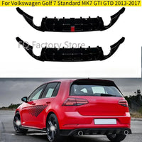 Diffuseur Arrière Volkswagen Golf 7 GTI GTD 2013-2017 Noir Brillant