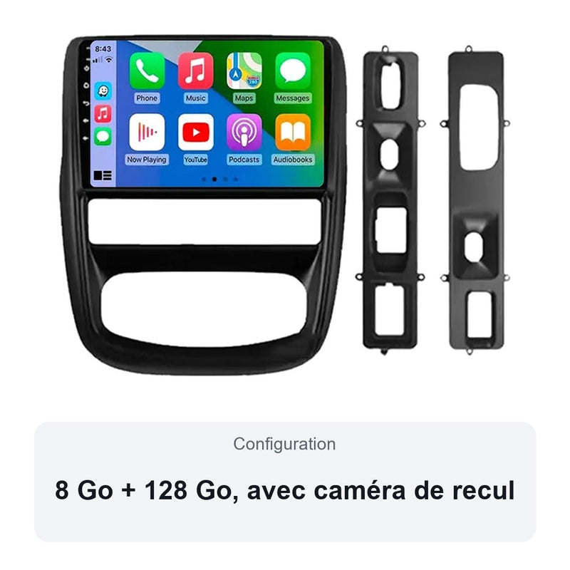 Autoradio CarPlay Dacia Duster 1 2010-2015 Android Écran Tactile