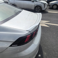 Becquet Peugeot 508 et 508L 2019-2025, Lèvre de Coffre ABS Noir, Blanc, Rouge, Aspect Carbone ou à Peindre