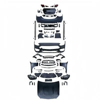 Kit Carrosserie Complet Mercedes Classe C W205 2015-2021 Transformation Style W206 C63 AMG avec Pare-Chocs