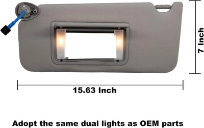 Pare-Soleil Honda Accord 2008-2017 avec Miroir de Courtoisie