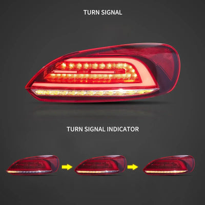 Feux Arrière LED Volkswagen Scirocco 2009-2014 Rouge ou Fumé