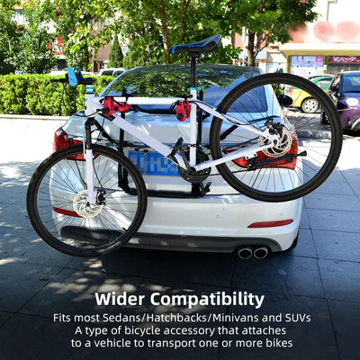 Porte-Vélos de Coffre 3 Vélos Universel 45 kg