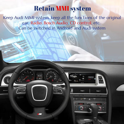 Autoradio BONROAD CarPlay Audi A6 C6 4F 2005-2011