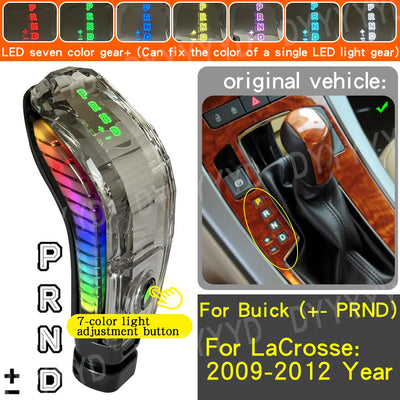 Pommeau de Levier de Vitesses LED Chevrolet Cruze Captiva Orlando