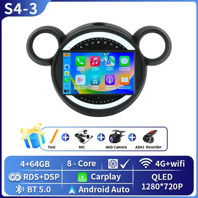 Autoradio Android CarPlay MINI Cooper R56 R60 2006-2015